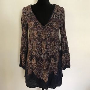 Free People long sleeve Mini dress